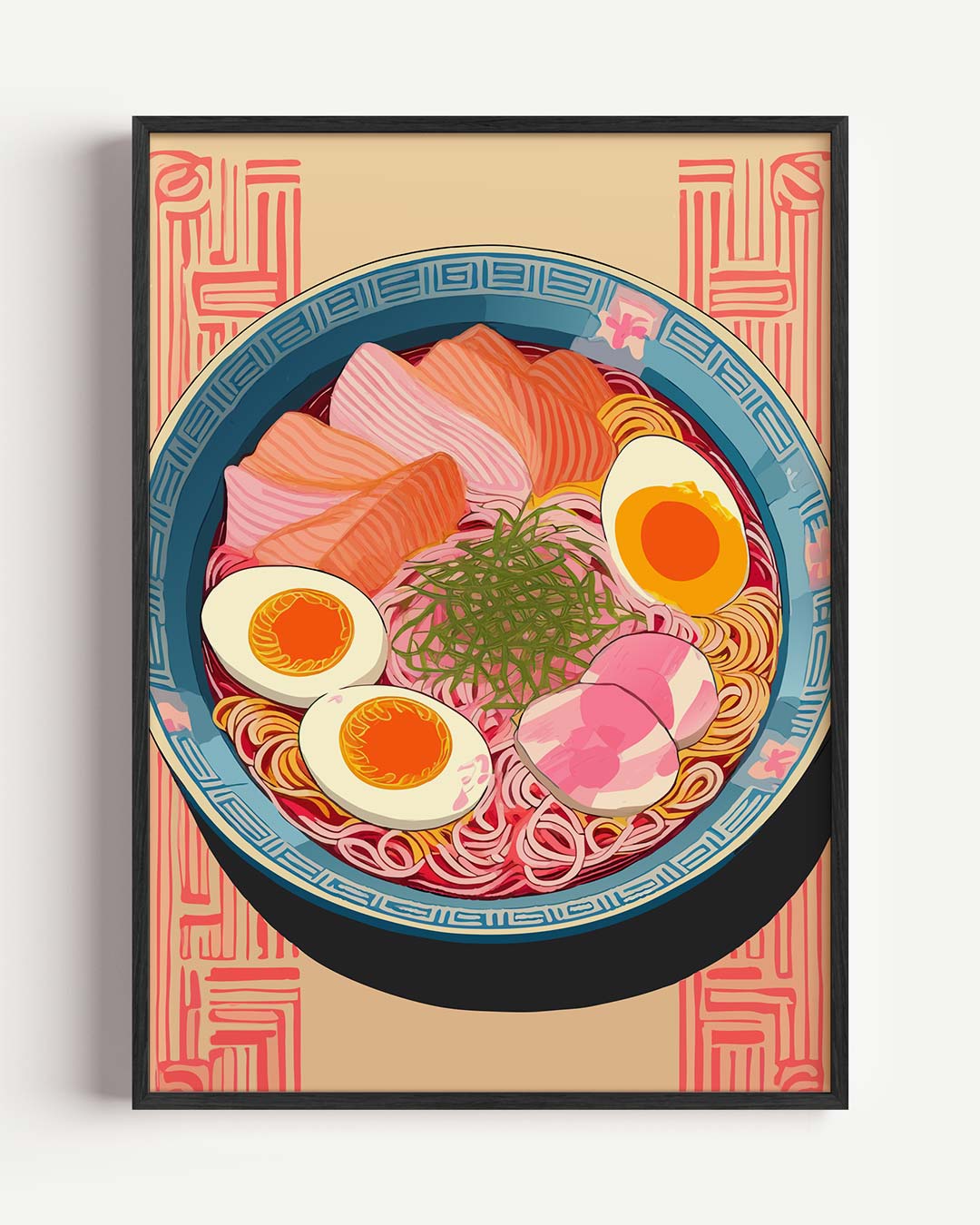 Kleurrijke Ramen Poster