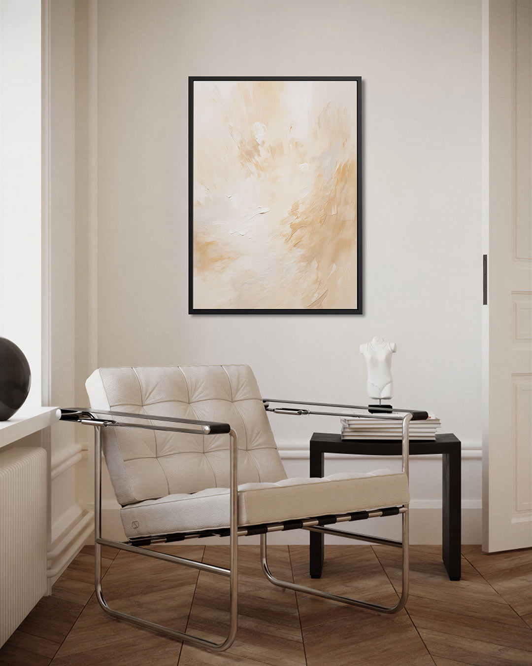 Zachte kleuren compositie Kunstwerk