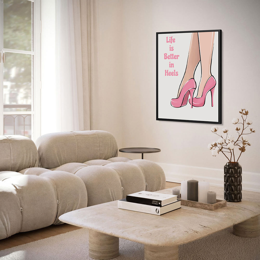 Hoge hak illustratie Kunstwerk