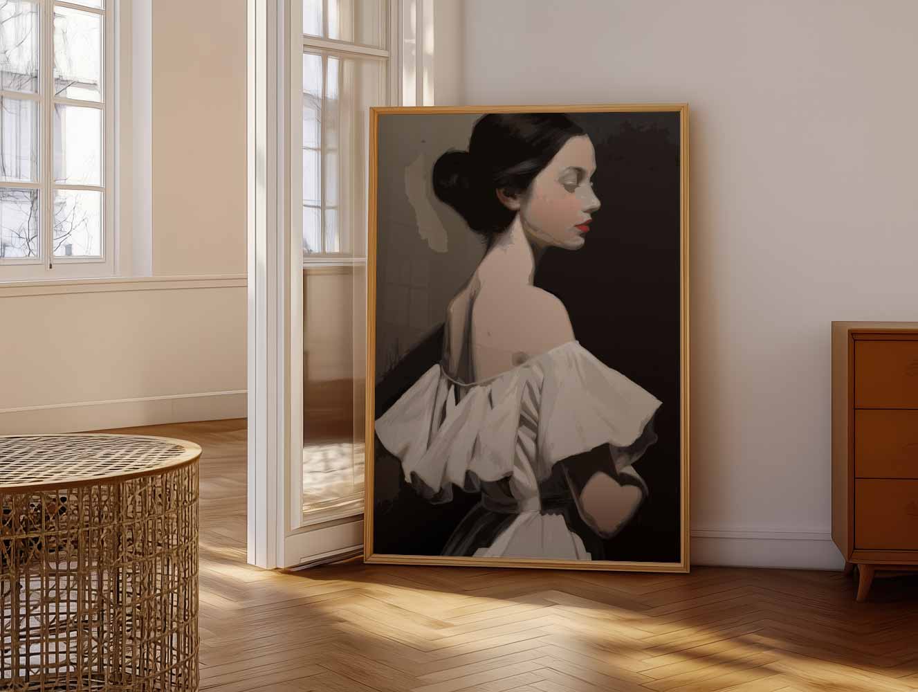 Elegante Vrouwelijke Schoonheid Poster
