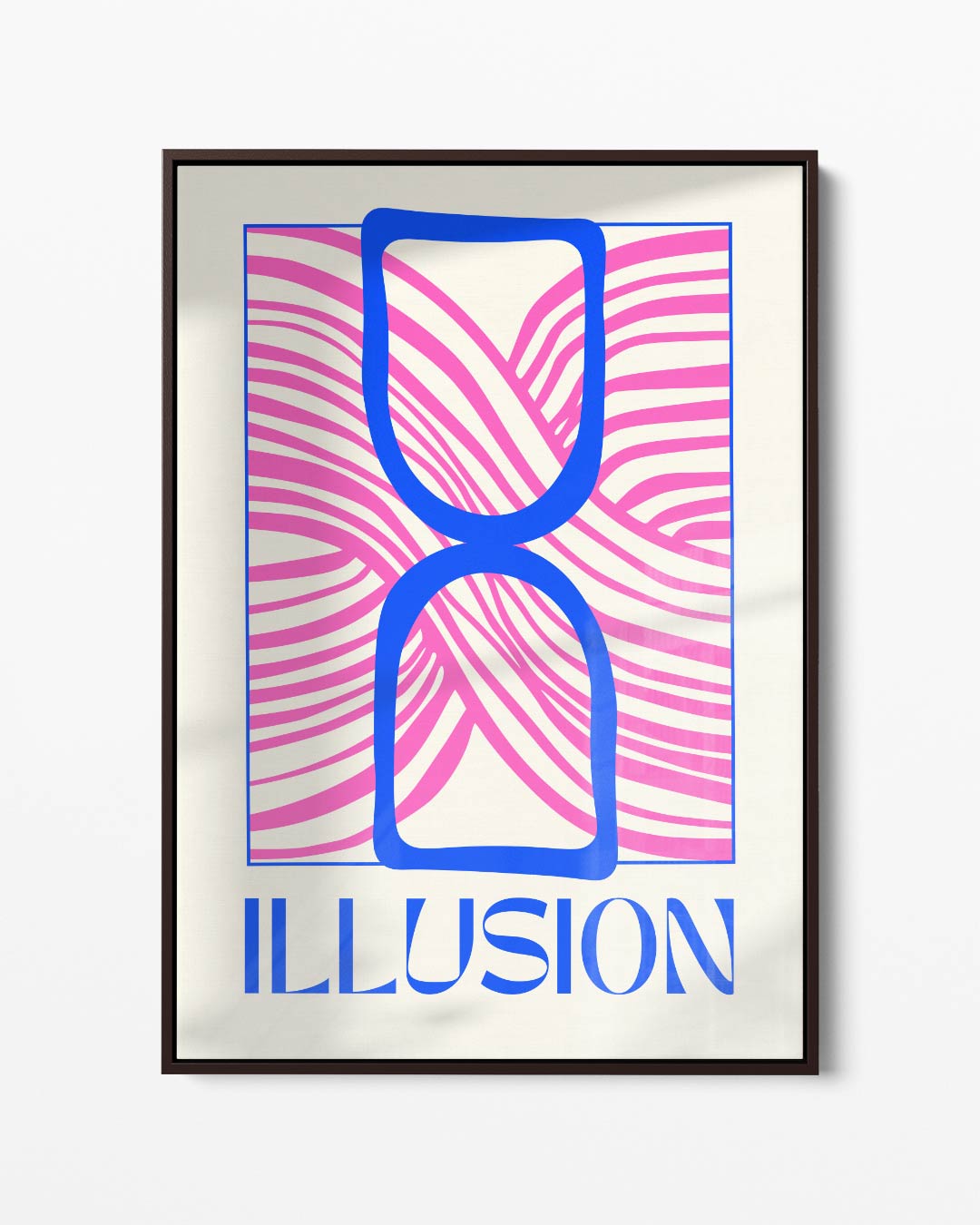 Optische Tijdillusie Kunstwerk-canvas-dibond-plexiglas-wanddecoratie-WallArtistic