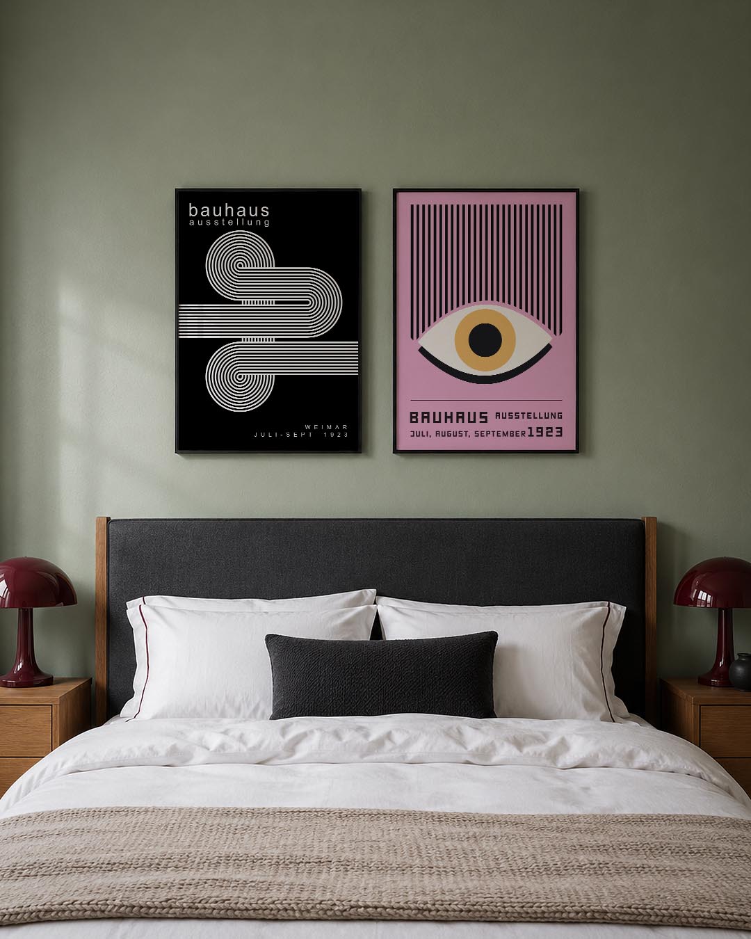 Lijnen en cirkelpatronen Posterset