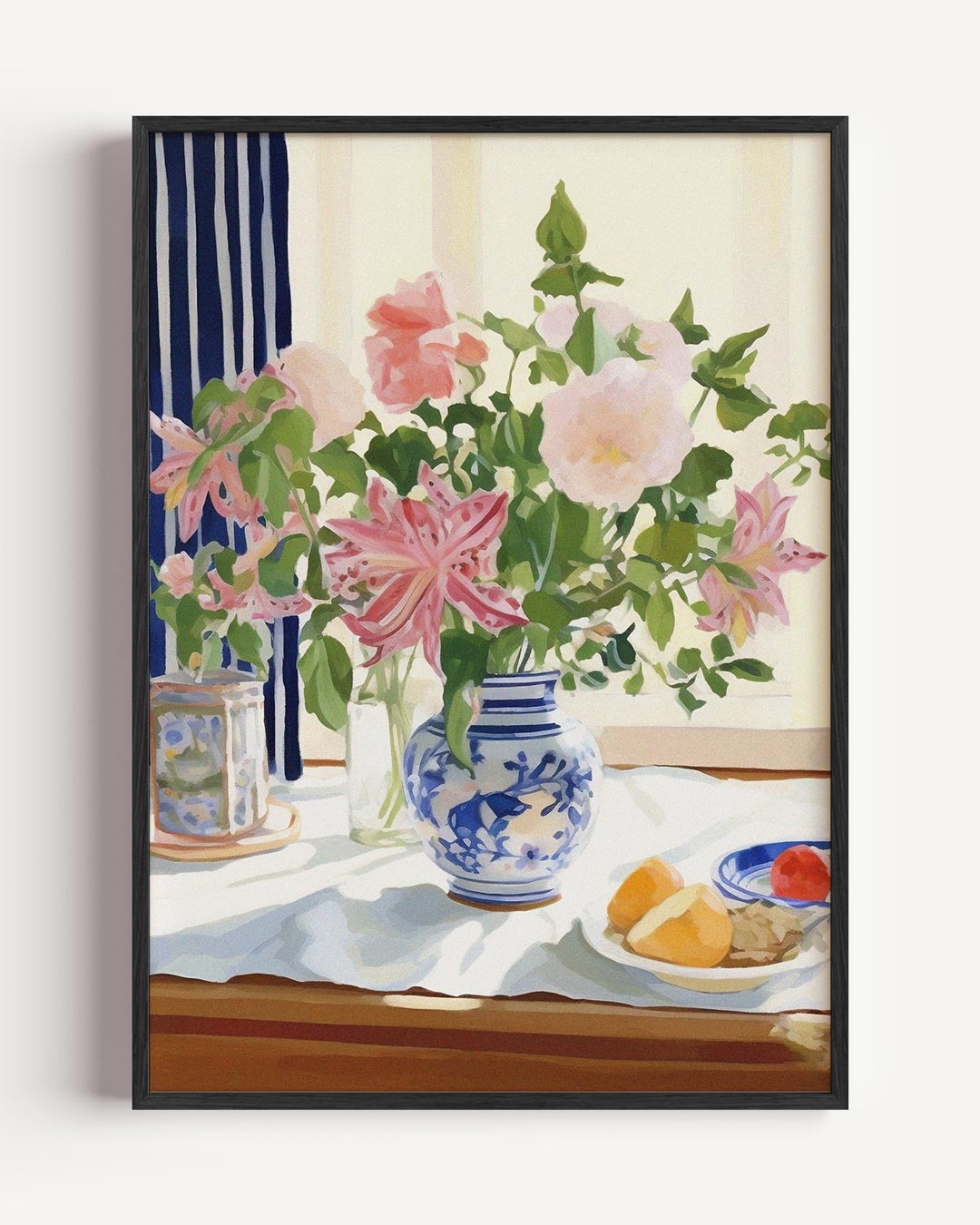 Bloemrijke Ochtendglorie Poster-WallArtistic