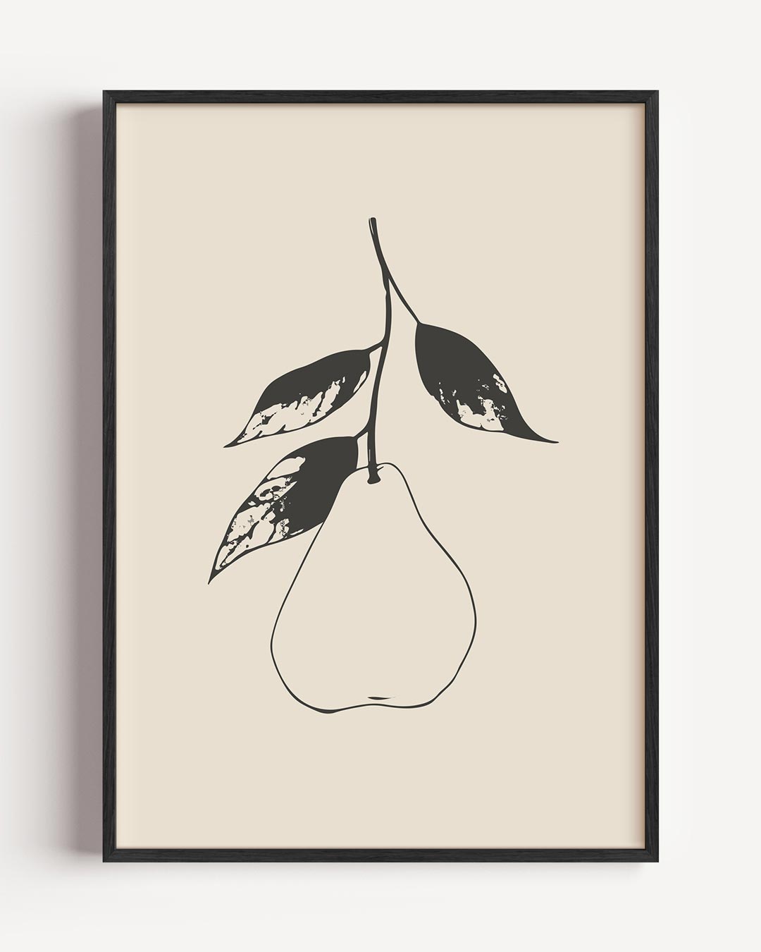 Stijlvolle Peer Illustratie Poster-WallArtistic