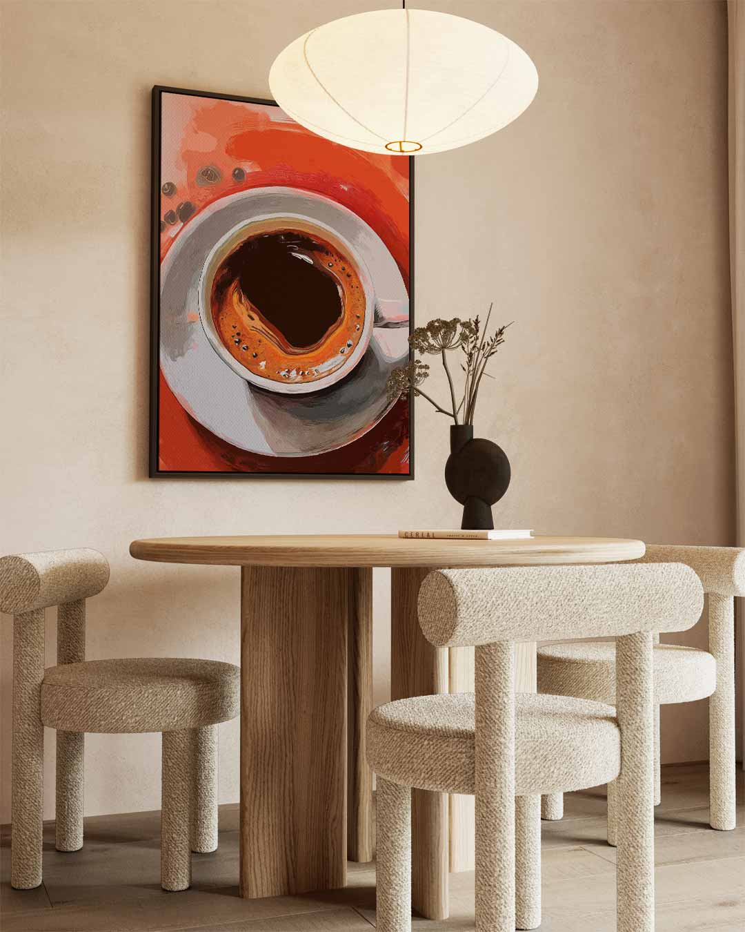 Koffie Moment Kunstwerk-canvas-dibond-plexiglas-wanddecoratie-WallArtistic