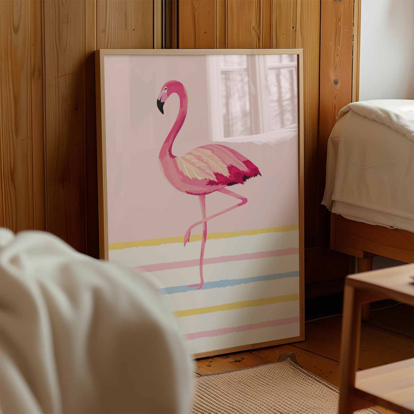 Flamingo Elegantie Poster