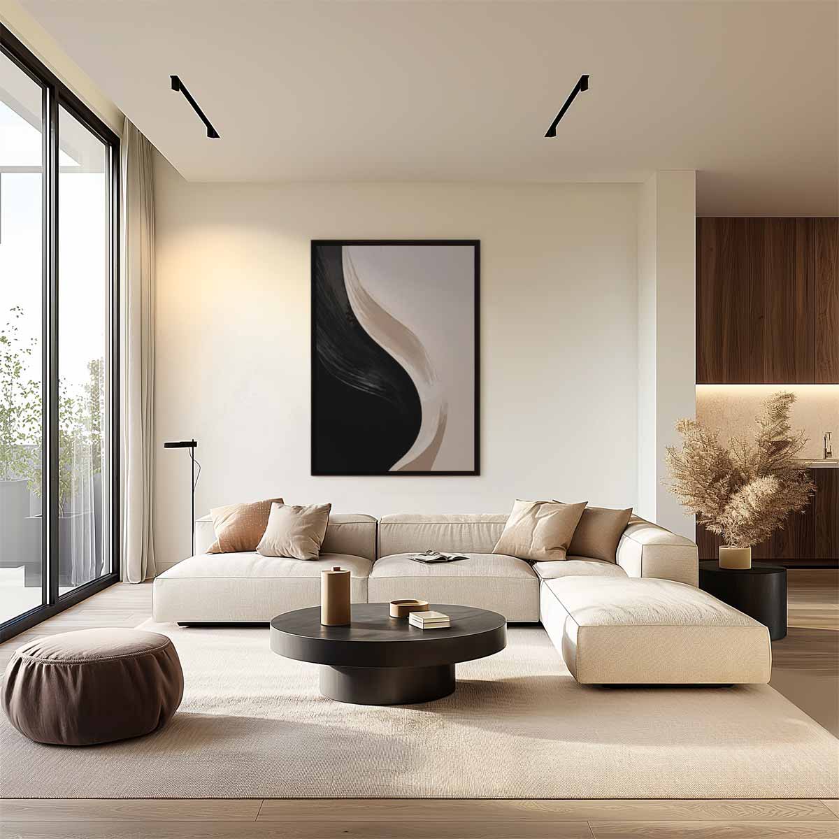 Mystieke Abstractie Kunstwerk-canvas-dibond-plexiglas-wanddecoratie-WallArtistic