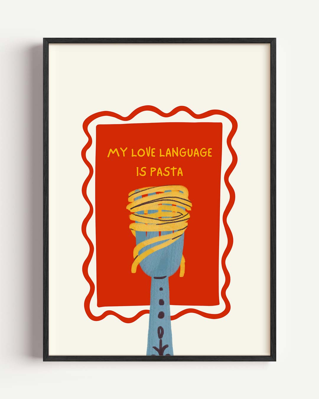 Pasta Liefdestaal Poster