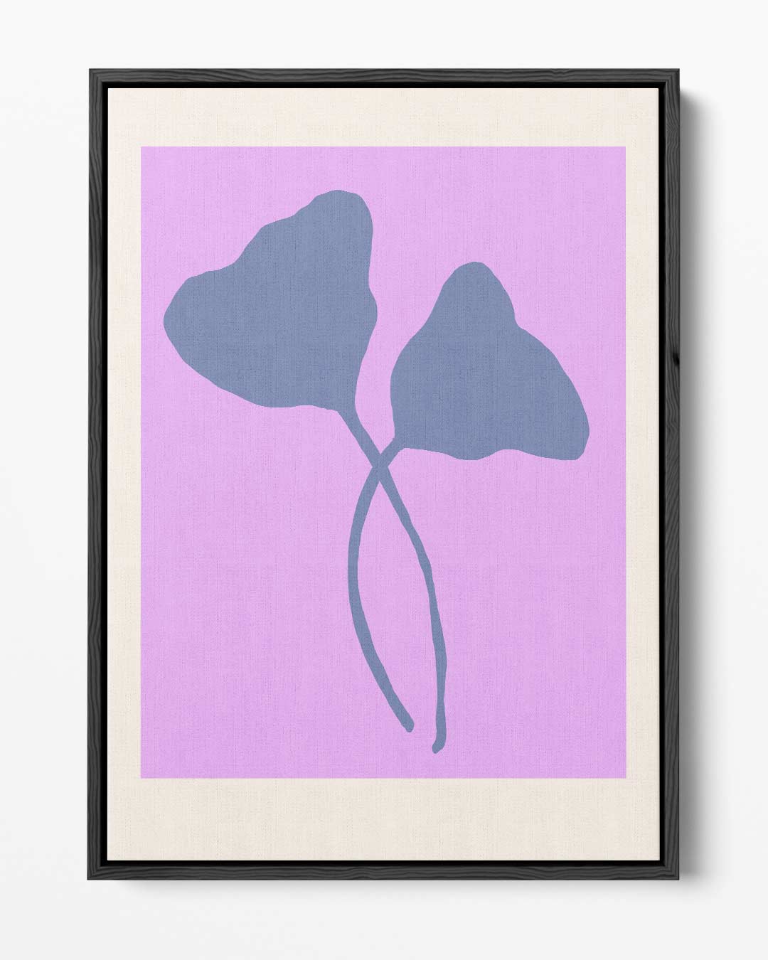 Speelse Bladstilte Kunstwerk-canvas-dibond-plexiglas-wanddecoratie-WallArtistic