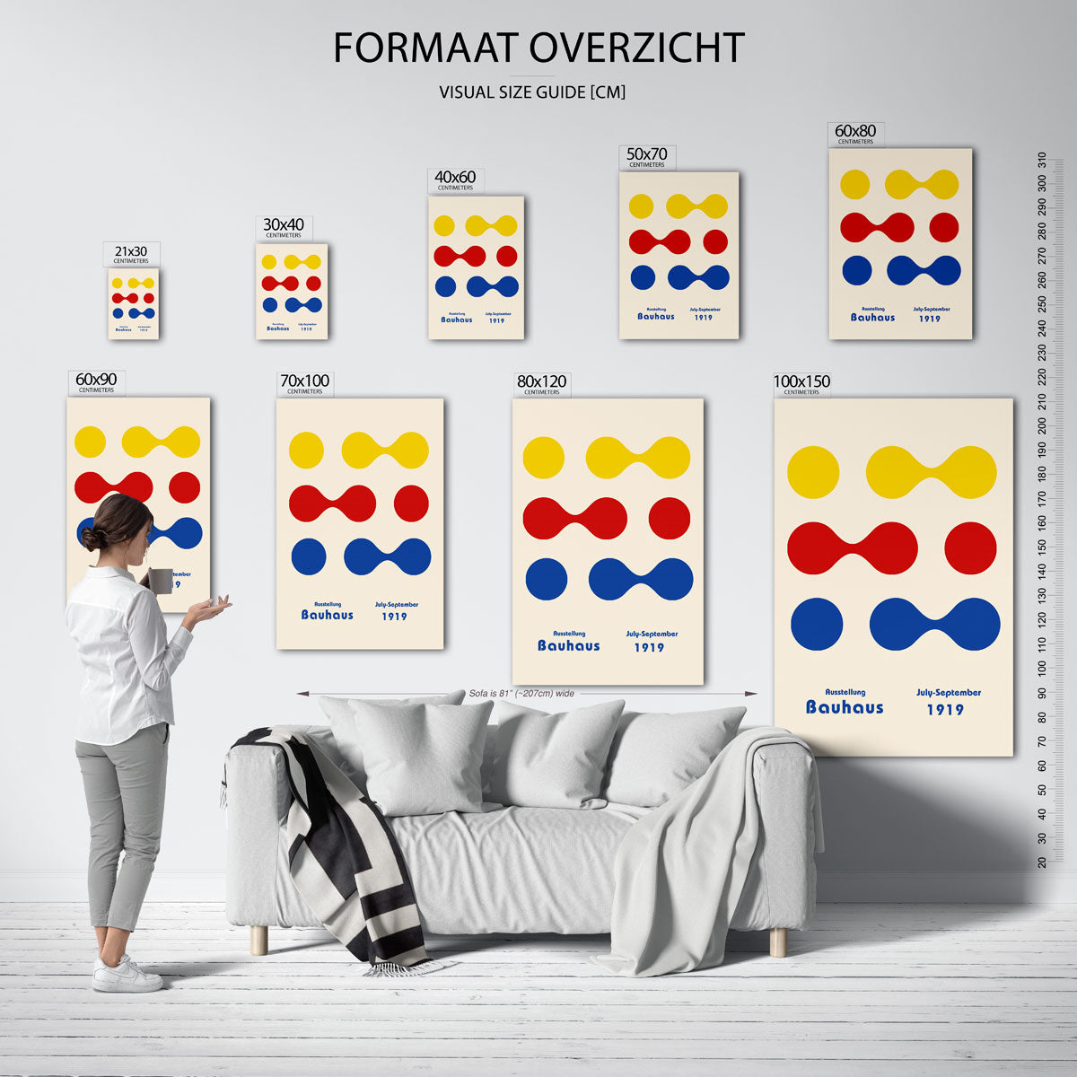 Vorm en kleur Poster