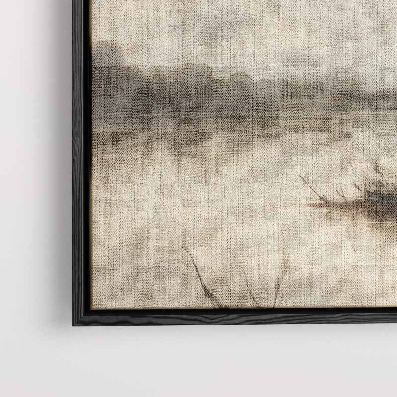 Rustieke Rivieroever Kunstwerk-canvas-dibond-plexiglas-wanddecoratie-WallArtistic