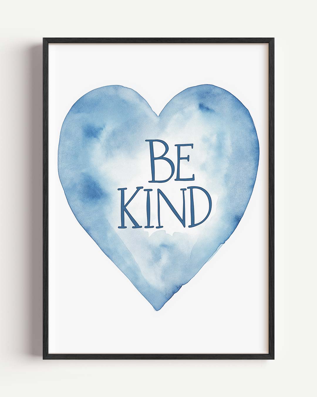 Be Kind Waterverf Poster