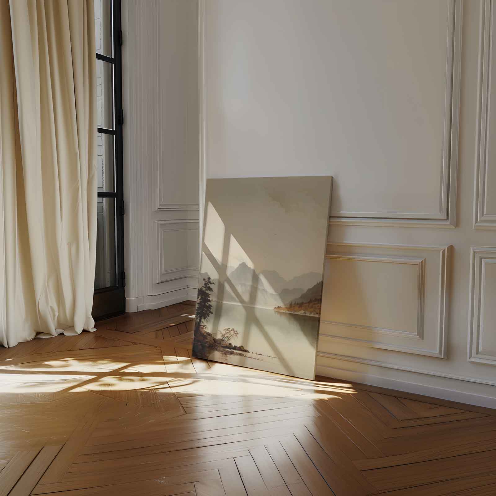 Droomachtig Berglandschap Kunstwerk-canvas-dibond-plexiglas-wanddecoratie-WallArtistic