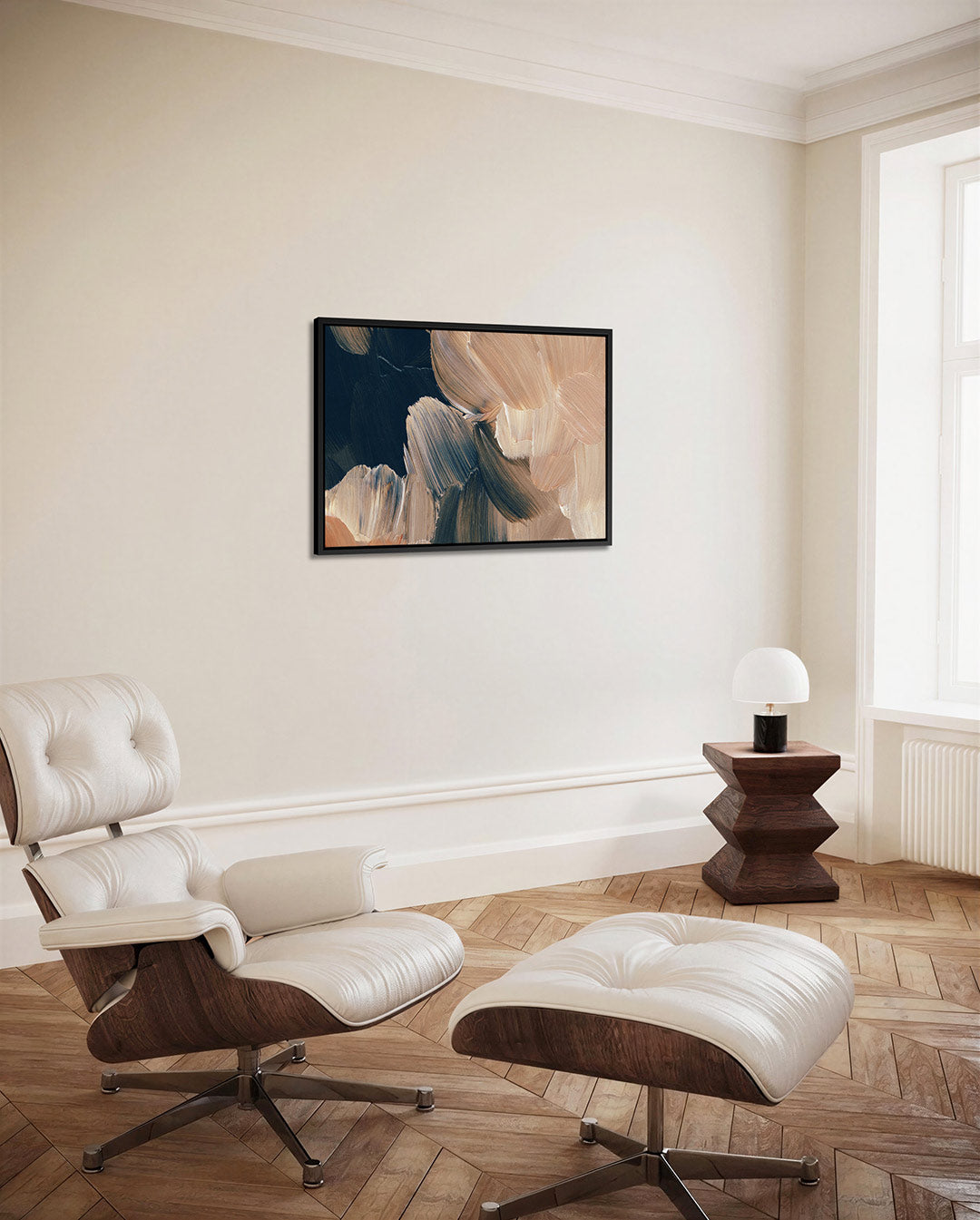 Organische penseelstreken Kunstwerk