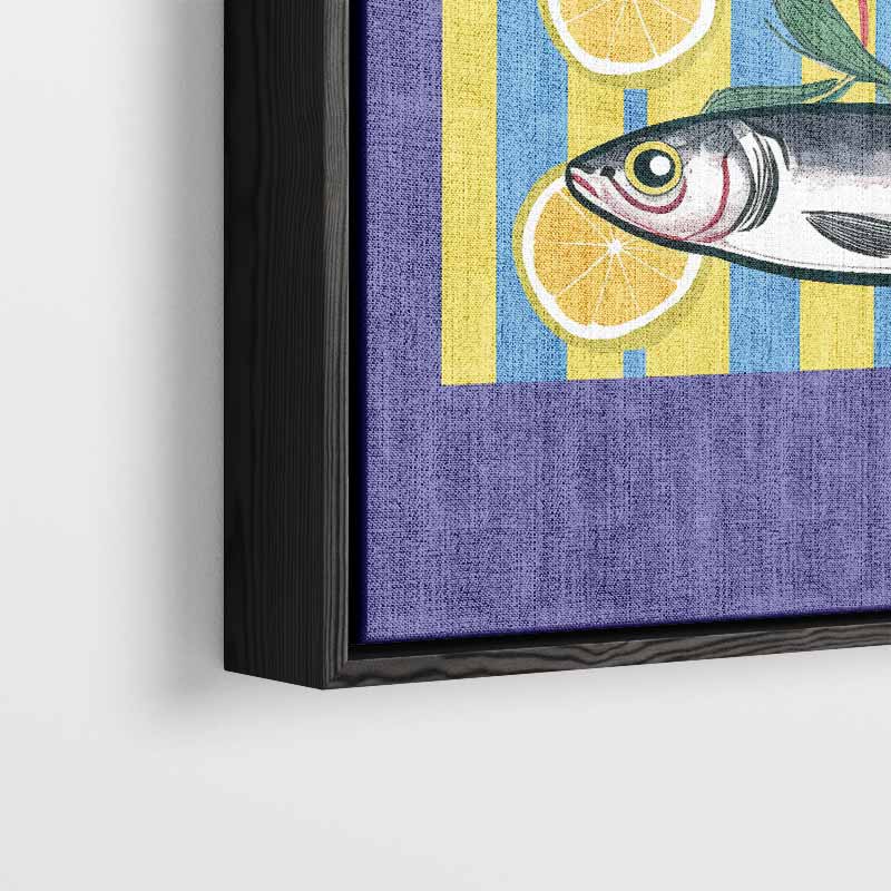 Zomerse Vischarmonie Kunstwerk-canvas-dibond-plexiglas-wanddecoratie-WallArtistic