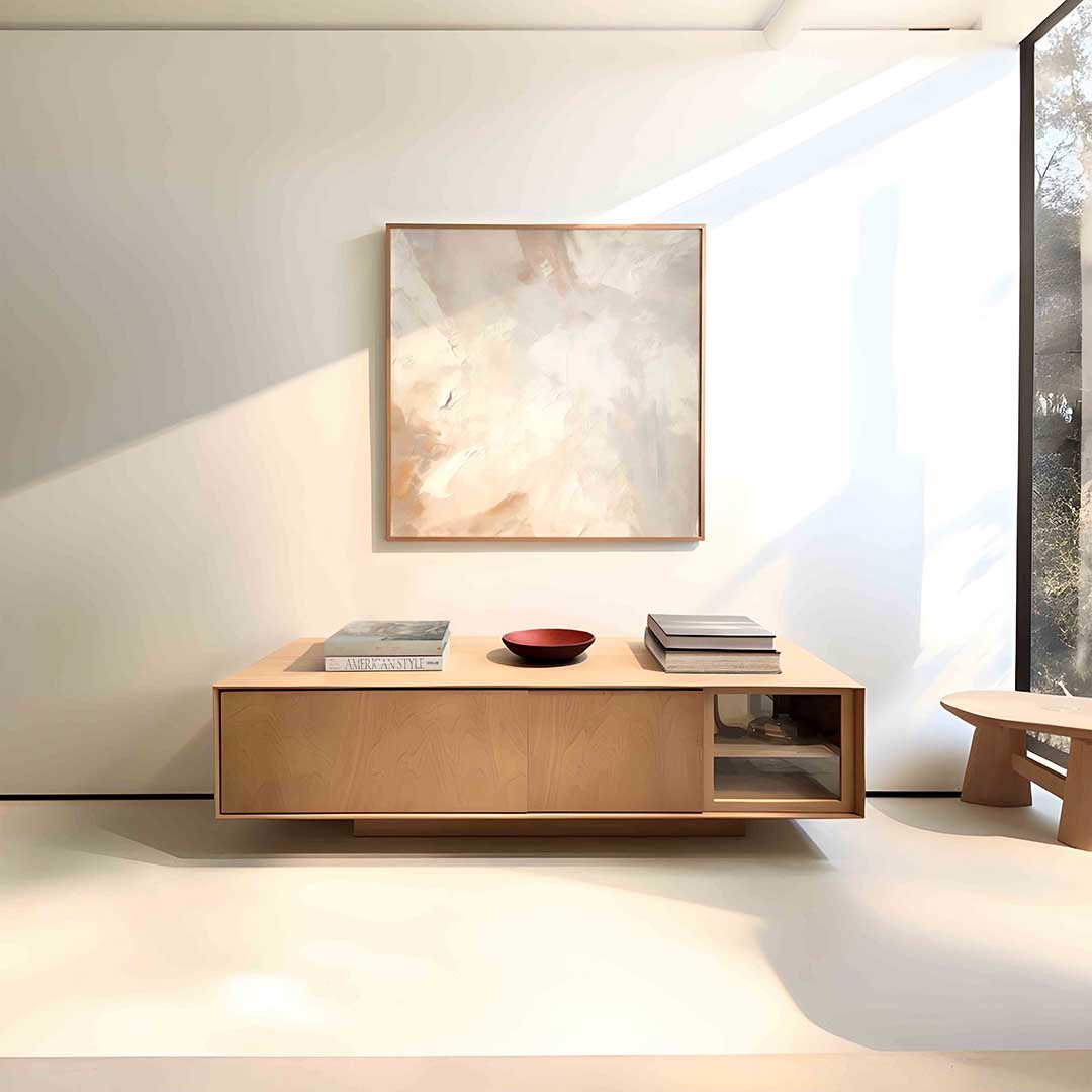 Abstracte beige textuur Poster