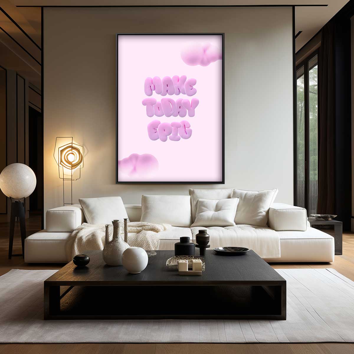 Make Today Epic Wandposter Kunstwerk-canvas-dibond-plexiglas-wanddecoratie-WallArtistic