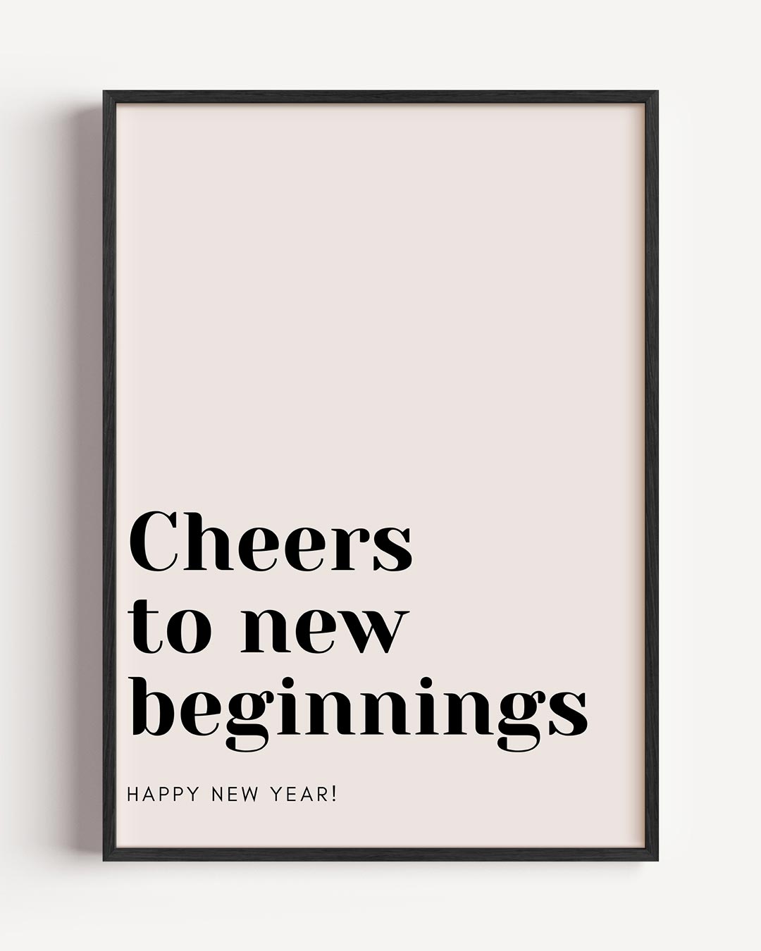 Inspirerende Nieuwjaars Poster-WallArtistic