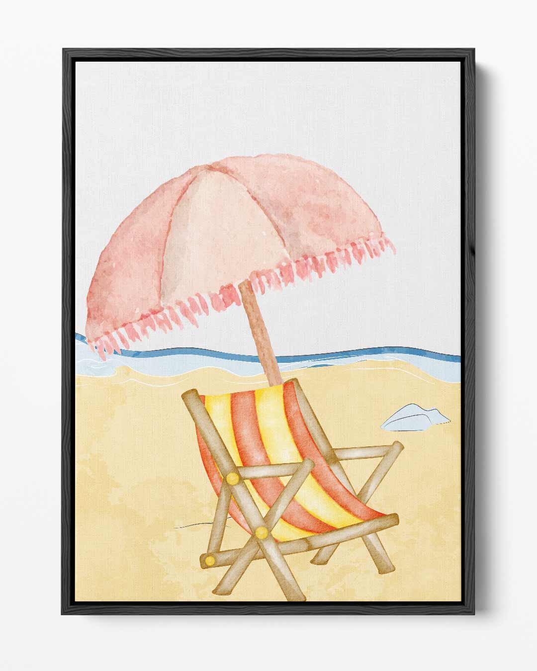 Zomerse Stranddag Kunstwerk-canvas-dibond-plexiglas-wanddecoratie-WallArtistic