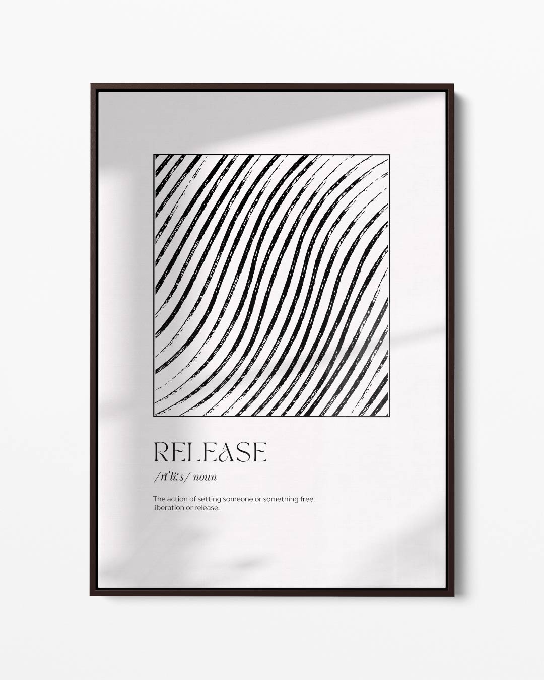 Release - Toegankelijke Abstractie Kunstwerk-canvas-dibond-plexiglas-wanddecoratie-WallArtistic