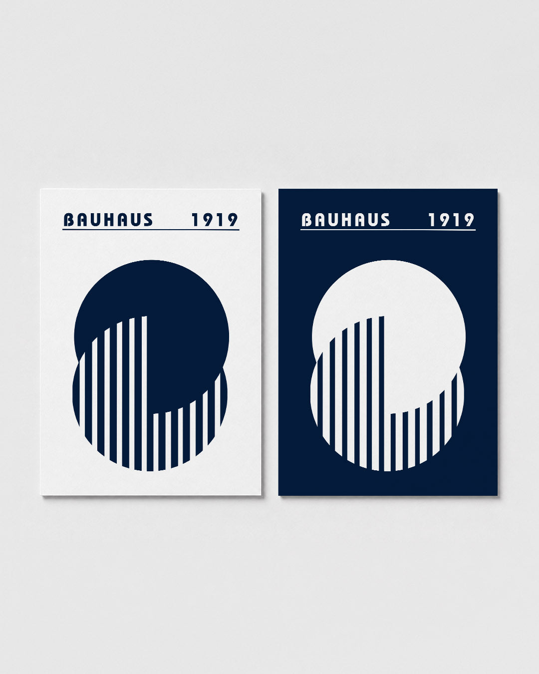 Cirkel en strepen Posterset