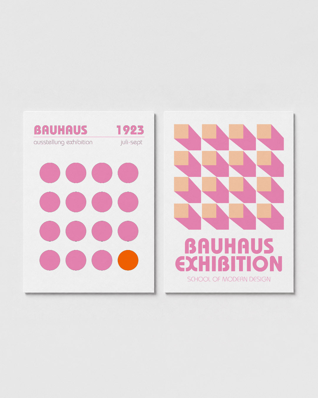 Cirkelpatroon en kleur Posterset