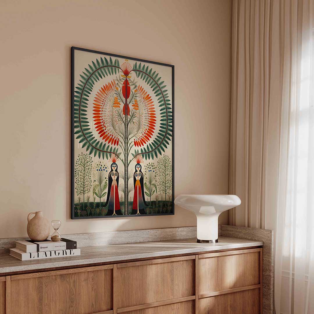 Symmetrische natuurfiguren Poster