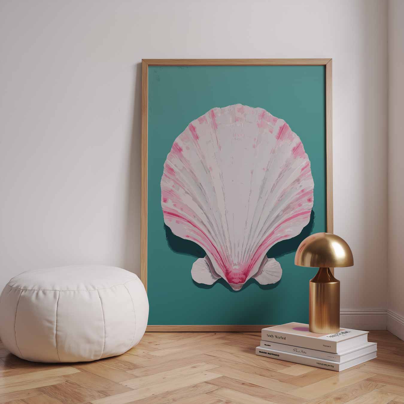Schelp in Pastel Poster