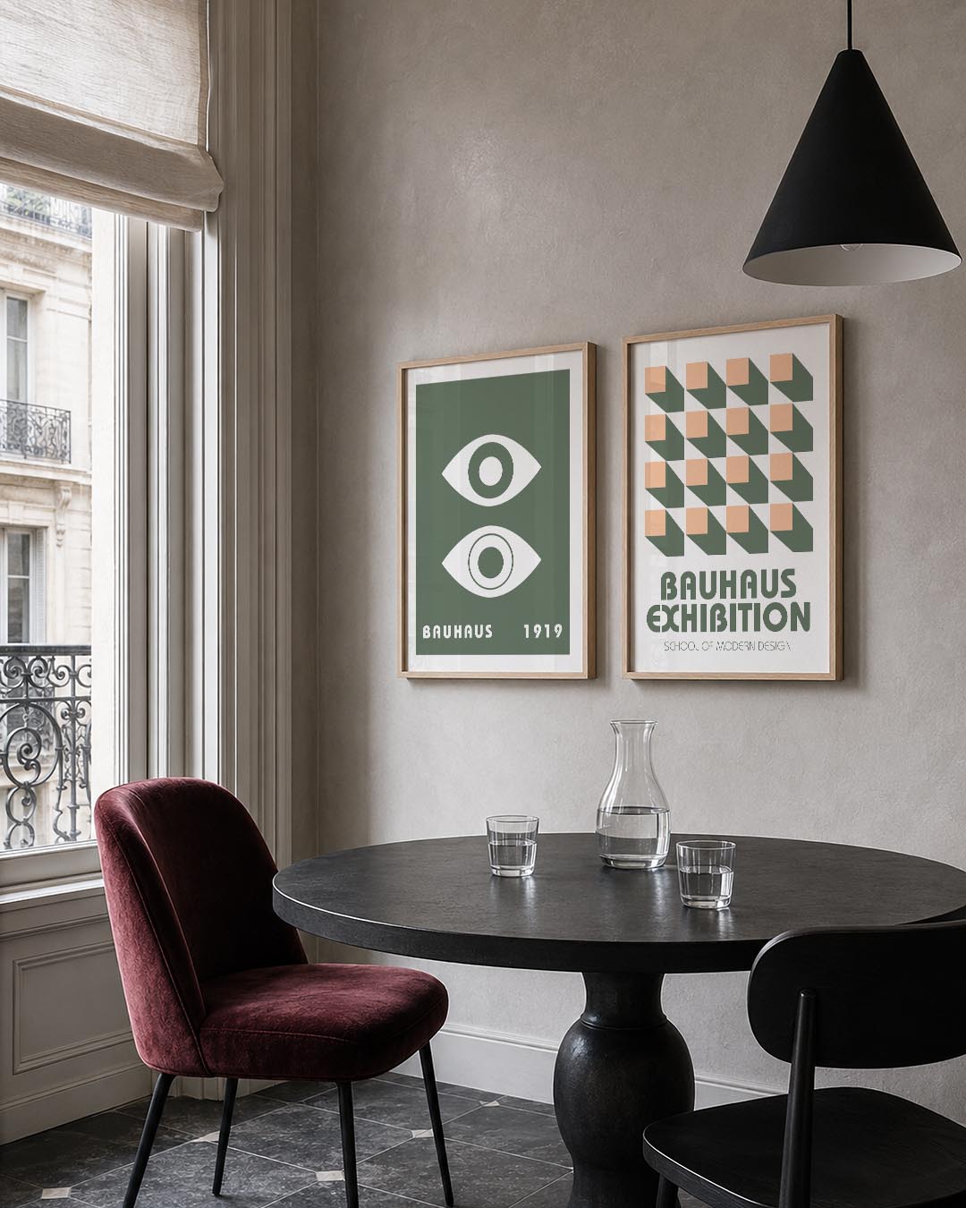 Oogvormen en cirkel Posterset