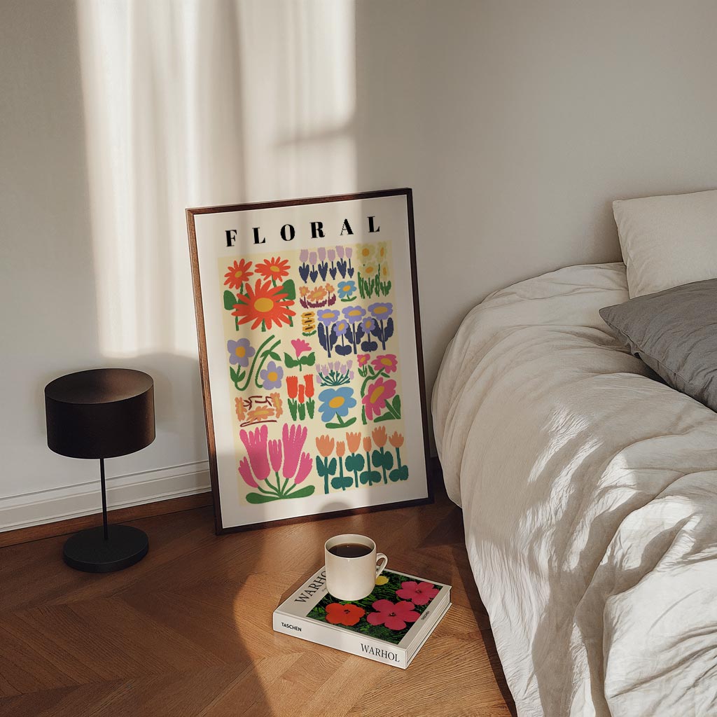 Kleurrijke Bloemenpracht Poster