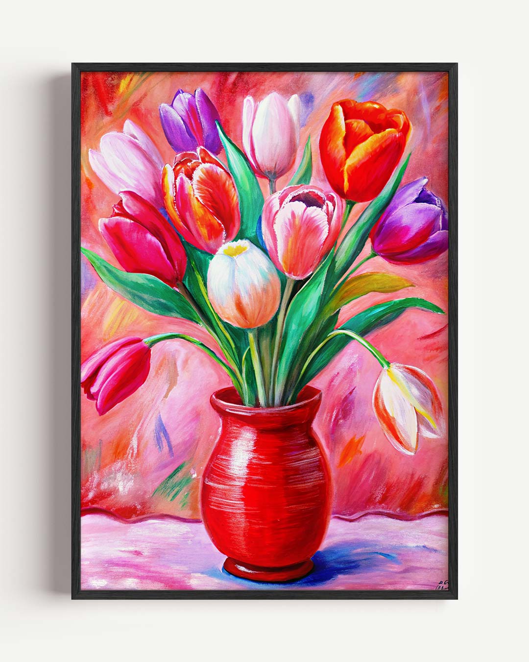 Levendige Tulpenpracht Poster