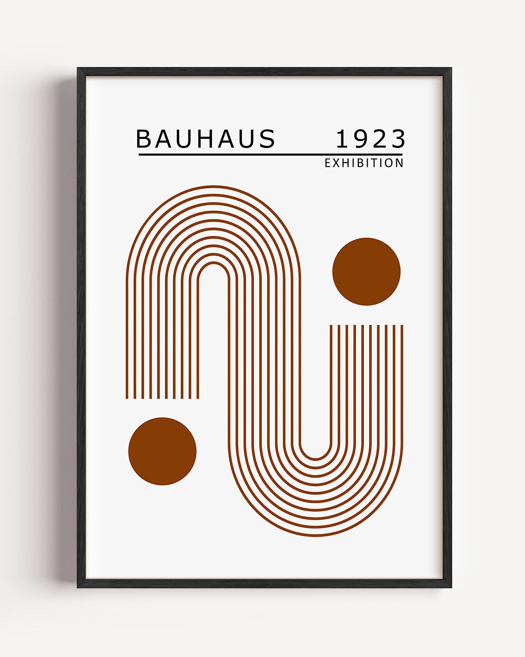 Lijnen en cirkels Poster