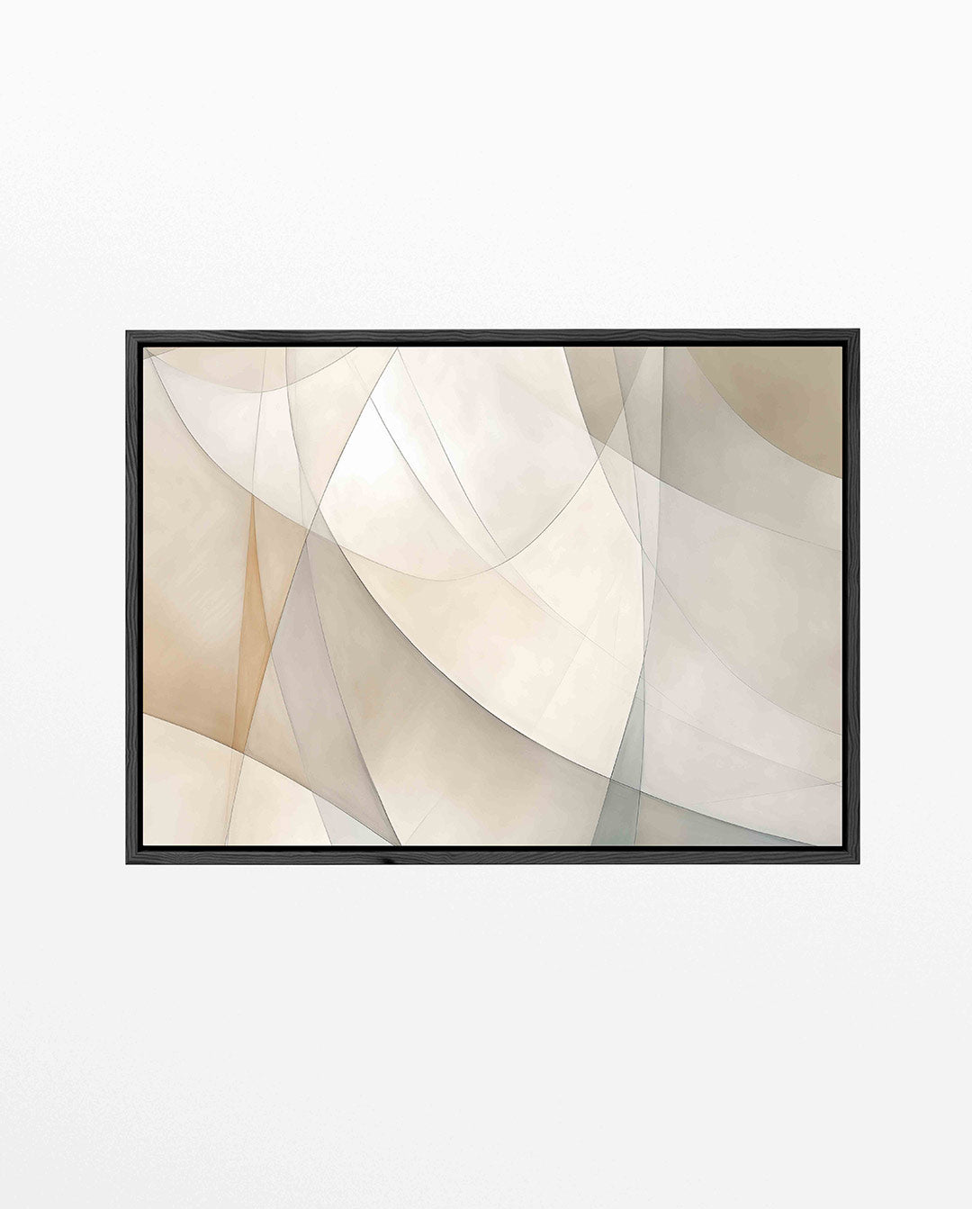 Vloeiende lijnen compositie Kunstwerk