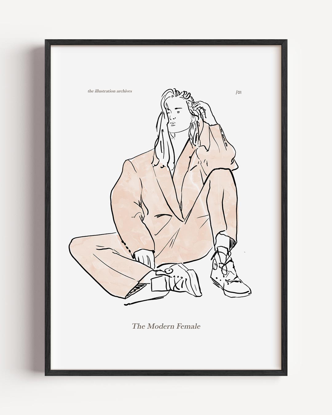 The Modern Female Poster-WallArtistic
