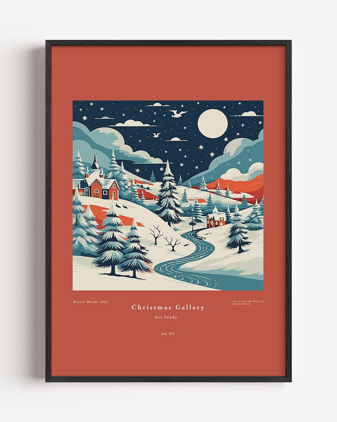 Winter Wonderland Kerstposter-WallArtistic