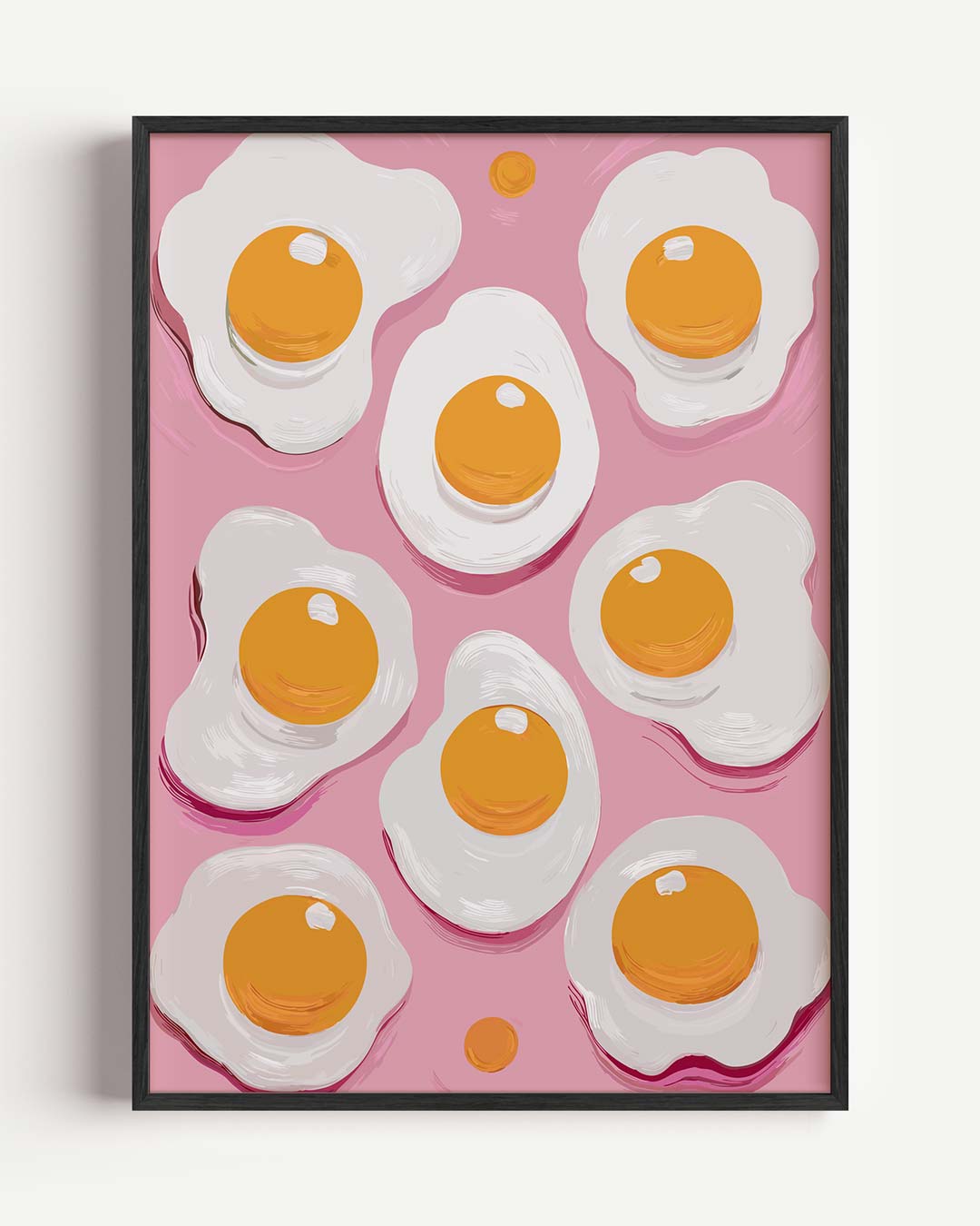 Vrolijke Eieren Wandkunst Poster