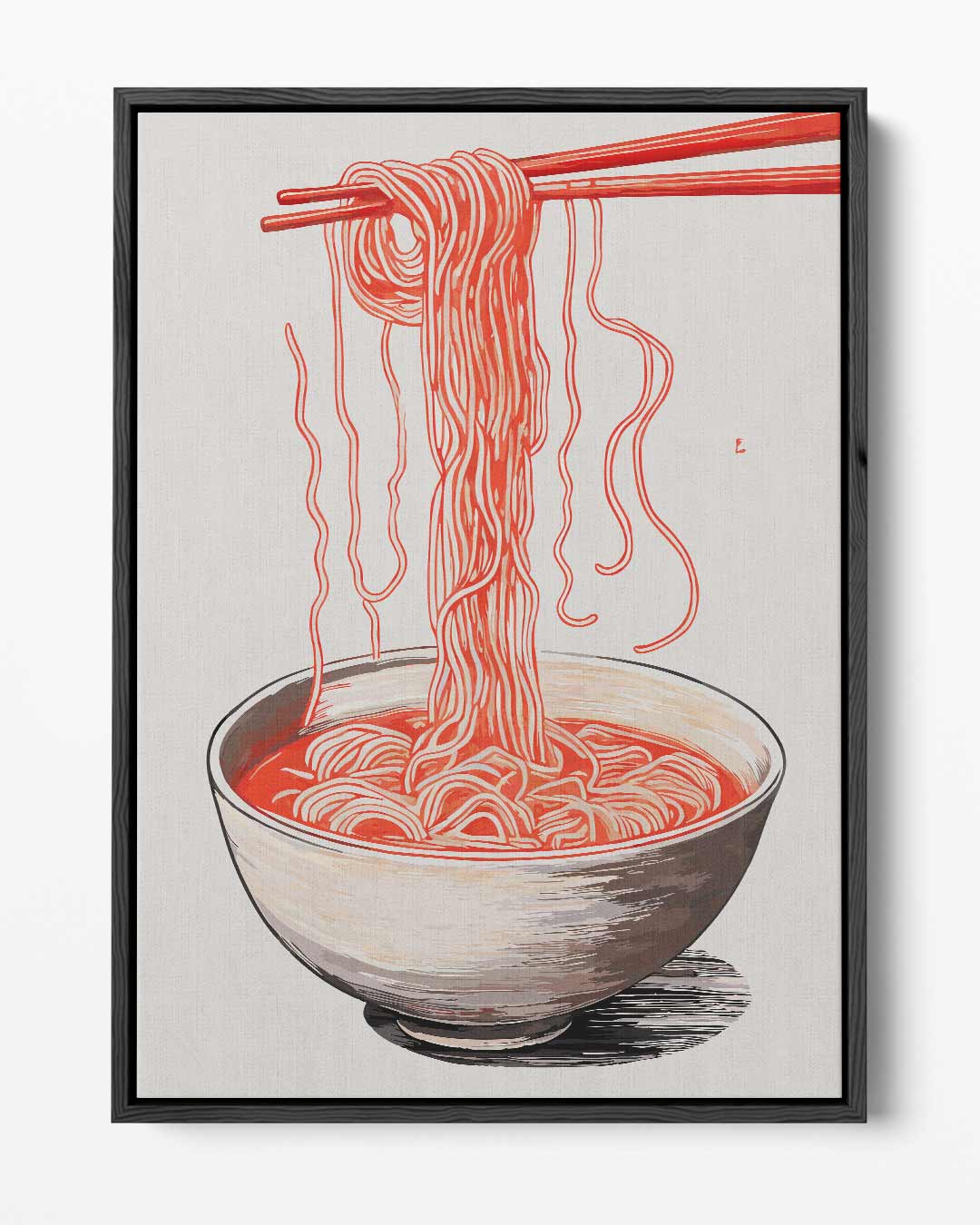 Ramen Illustratie Kunstwerk-canvas-dibond-plexiglas-wanddecoratie-WallArtistic
