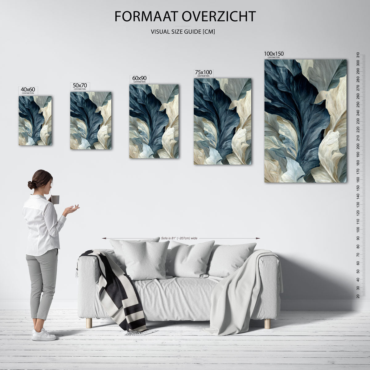 Organische vormen Kunstwerk