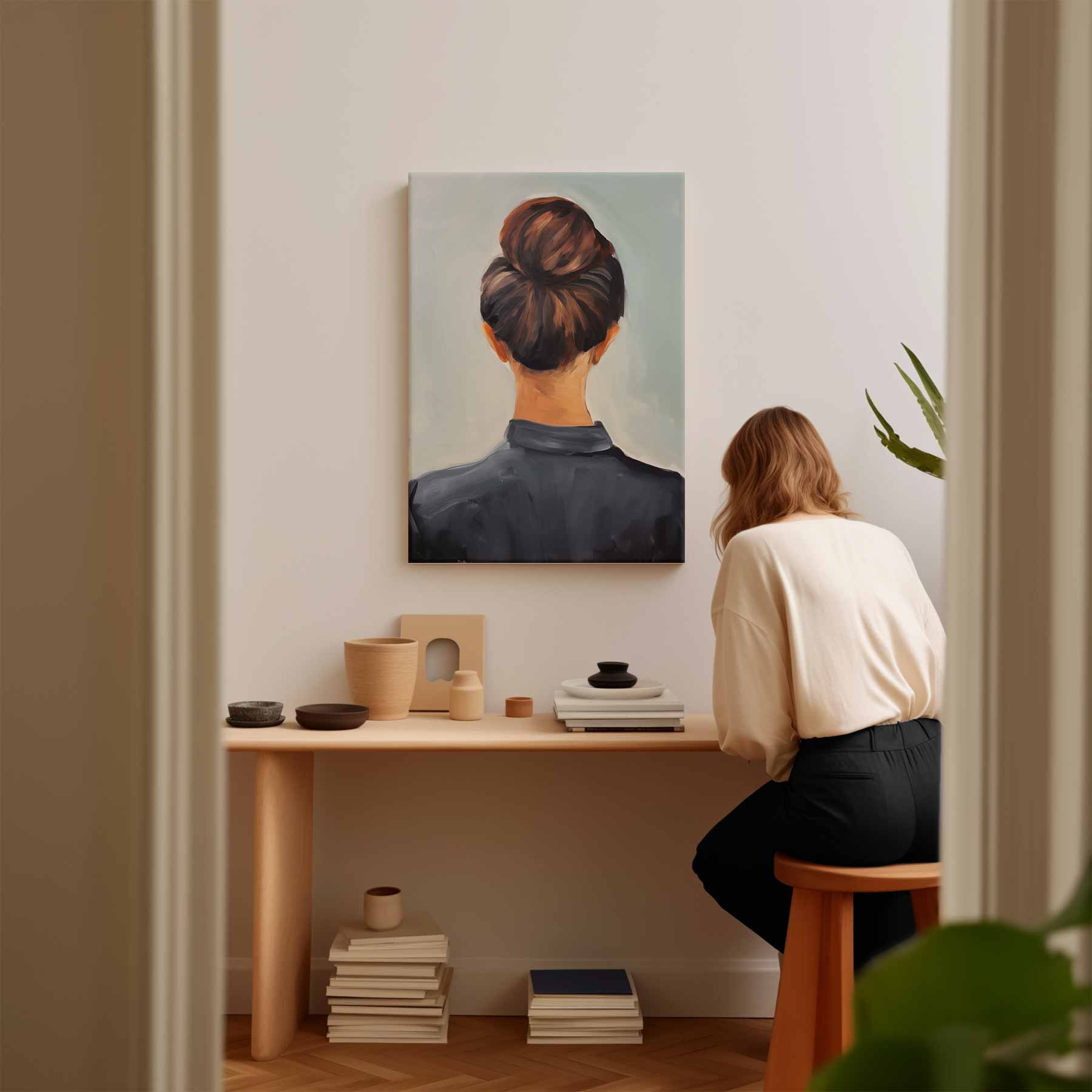Elegante Achterzijde Kunstwerk-canvas-dibond-plexiglas-wanddecoratie-WallArtistic