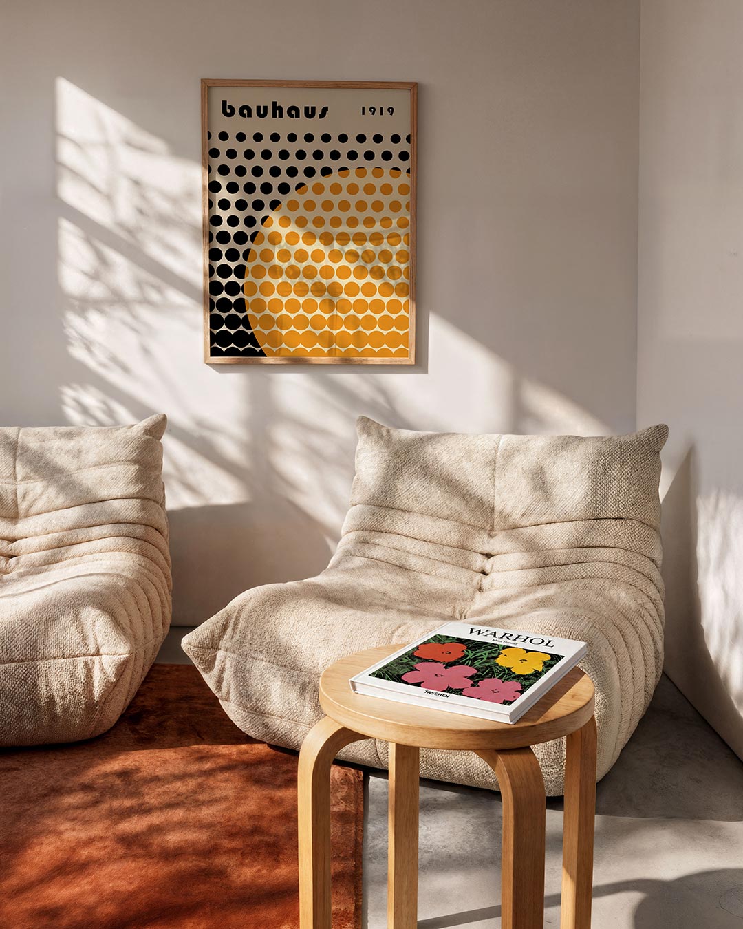 Cirkelpatroon en kleur Poster