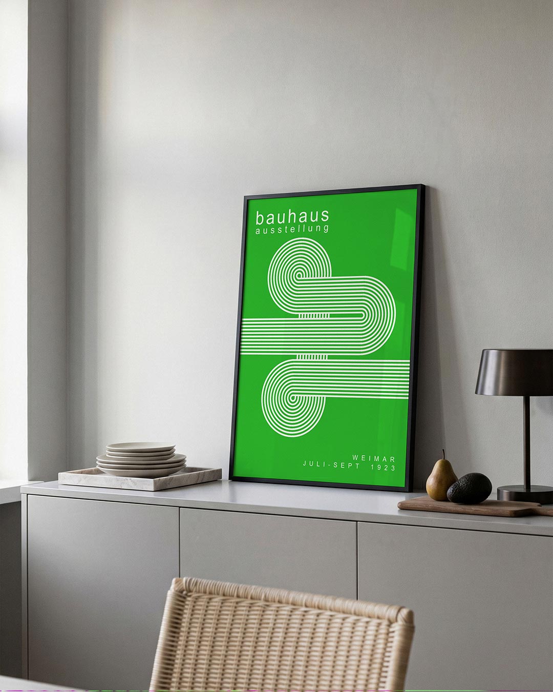 Lijnen en kleurvlakken Poster