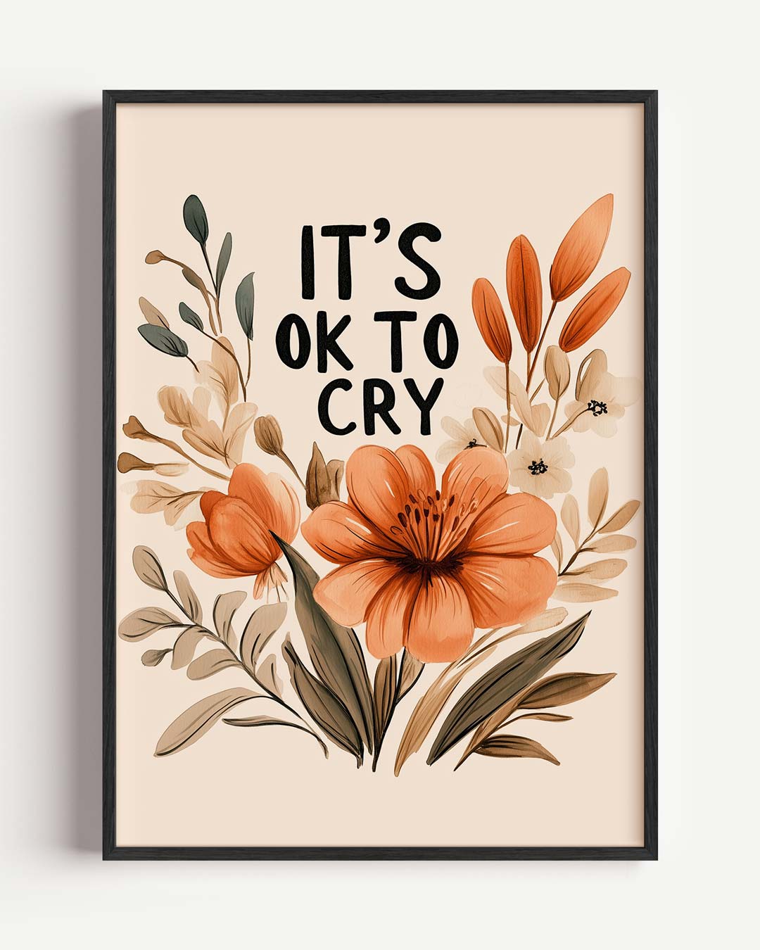 Empowerende Bloemenposter