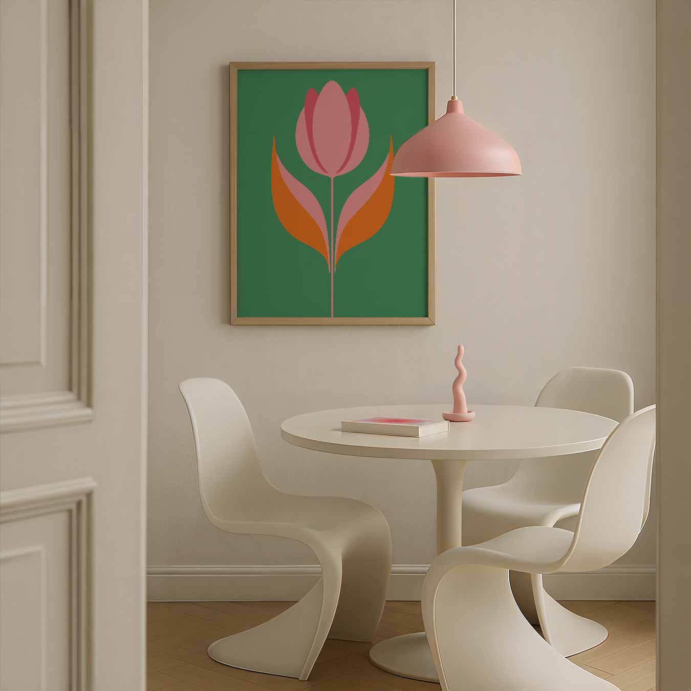 Stijlvolle Tulpenprint Poster