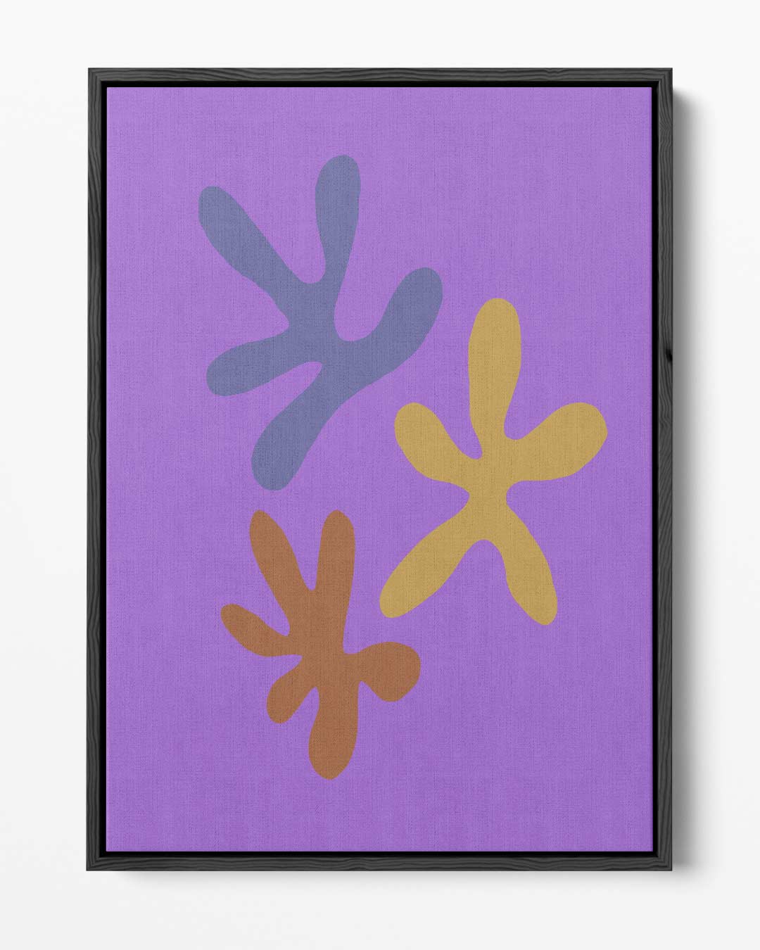 Kleurrijke Bloemenspel Kunstwerk-canvas-dibond-plexiglas-wanddecoratie-WallArtistic