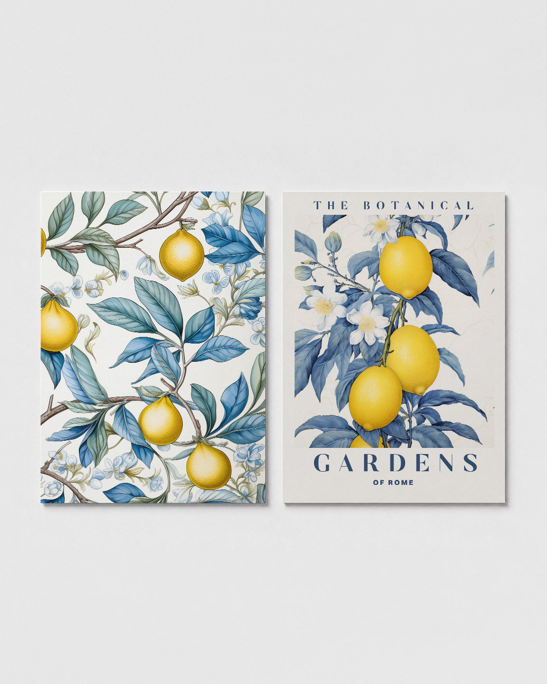 Citroen en bladeren Posterset