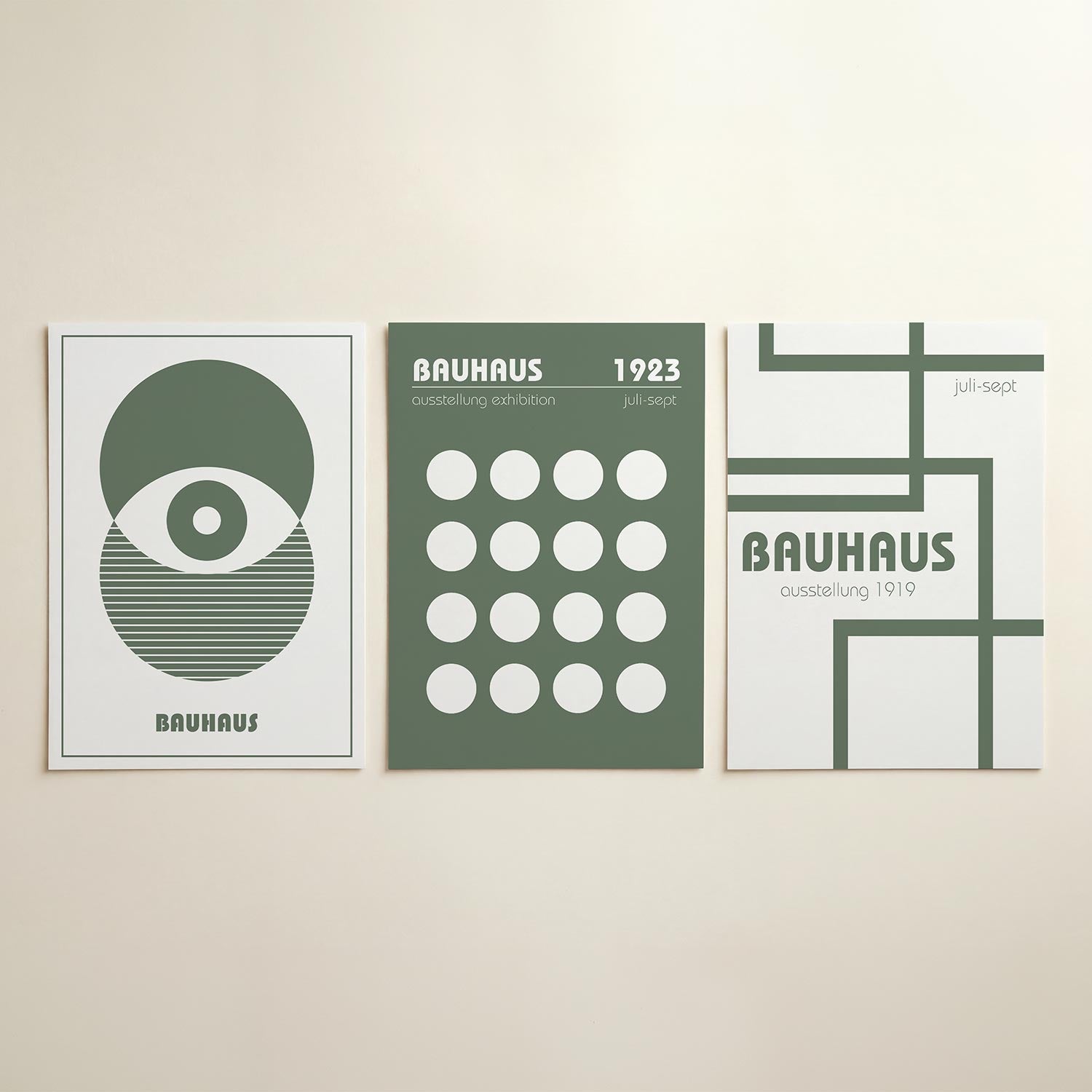 Cirkel en lijnen Posterset
