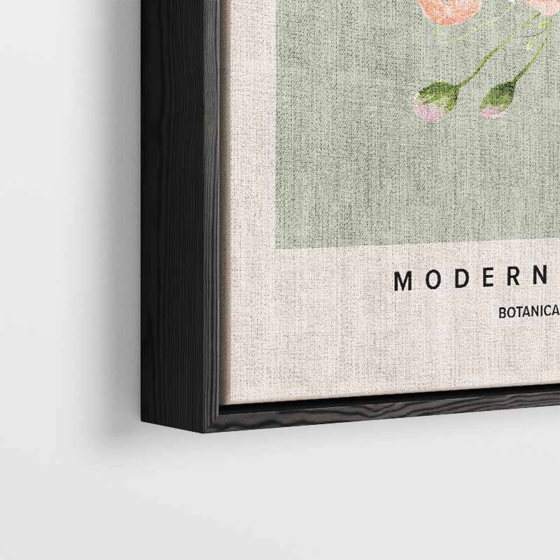 Bloeiende Moderne Botanicals Kunstwerk-canvas-dibond-plexiglas-wanddecoratie-WallArtistic