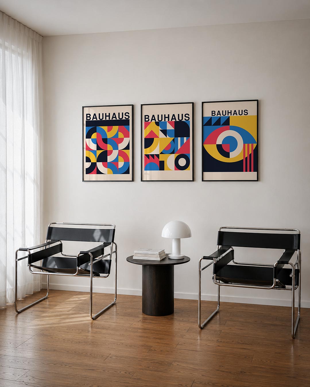 Kleurrijke vormen Posterset