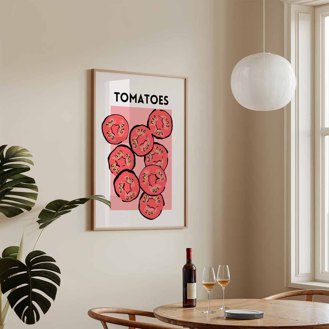 Frisse Tomaten Kunstposter