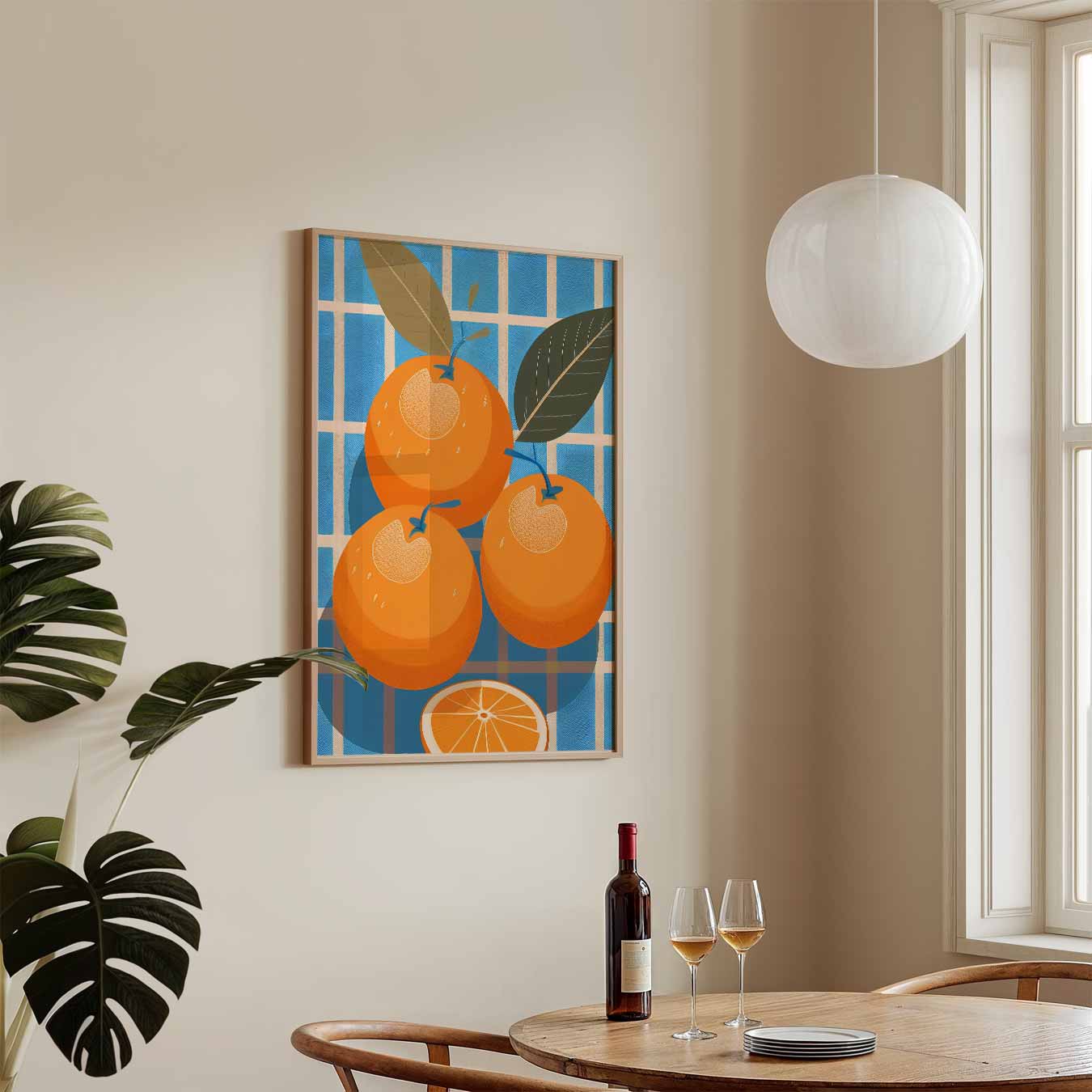 Zomerse Sinaasappelverwondering Poster